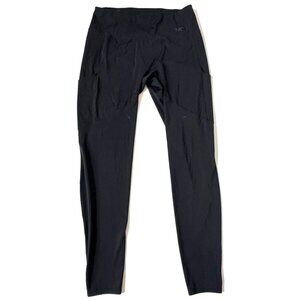 Arcteryx Womens L Leggings Oriel Black Pull On with Pockets 28" Length STAIN